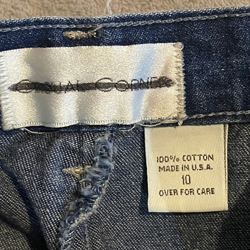 Vintage Casual Corner Jeans Womens 10 High Rise Wide Leg Denim Made in USA 90s - Picture 5 of 12